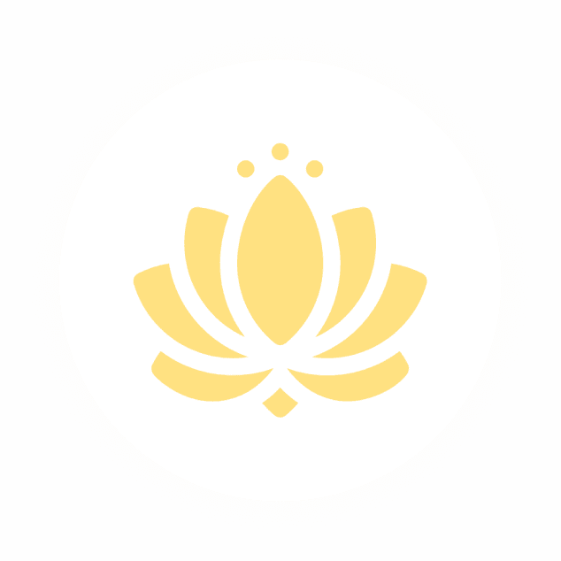 Golden lotus emblem design
